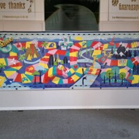 Sanctuary Backdrop Stage VBS