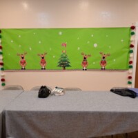 Fellowship Hall Christmas Decorations