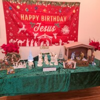 Fellowship Hall Christmas Decorations