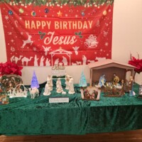 Fellowship Hall Christmas Decorations